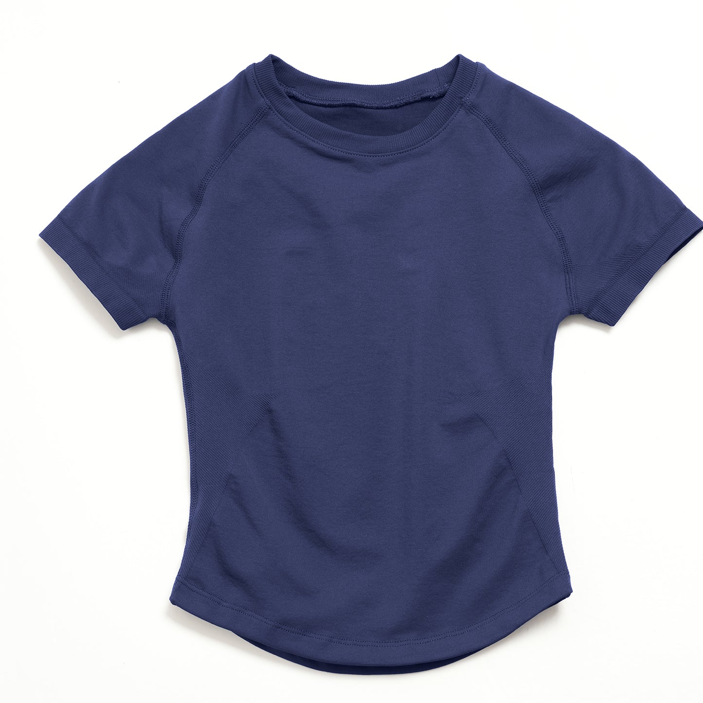 Seamless Cropped Short Sleeve T Shirt