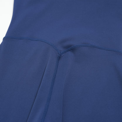 Square-Neck Padded One-Piece Bodysuit