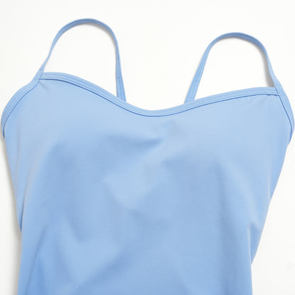 Cross Back Strappy One Piece Bodysuit