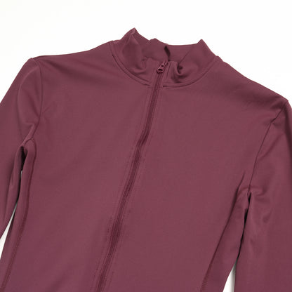 Long Sleeve Zip-Up Wide Leg Jumpsuit