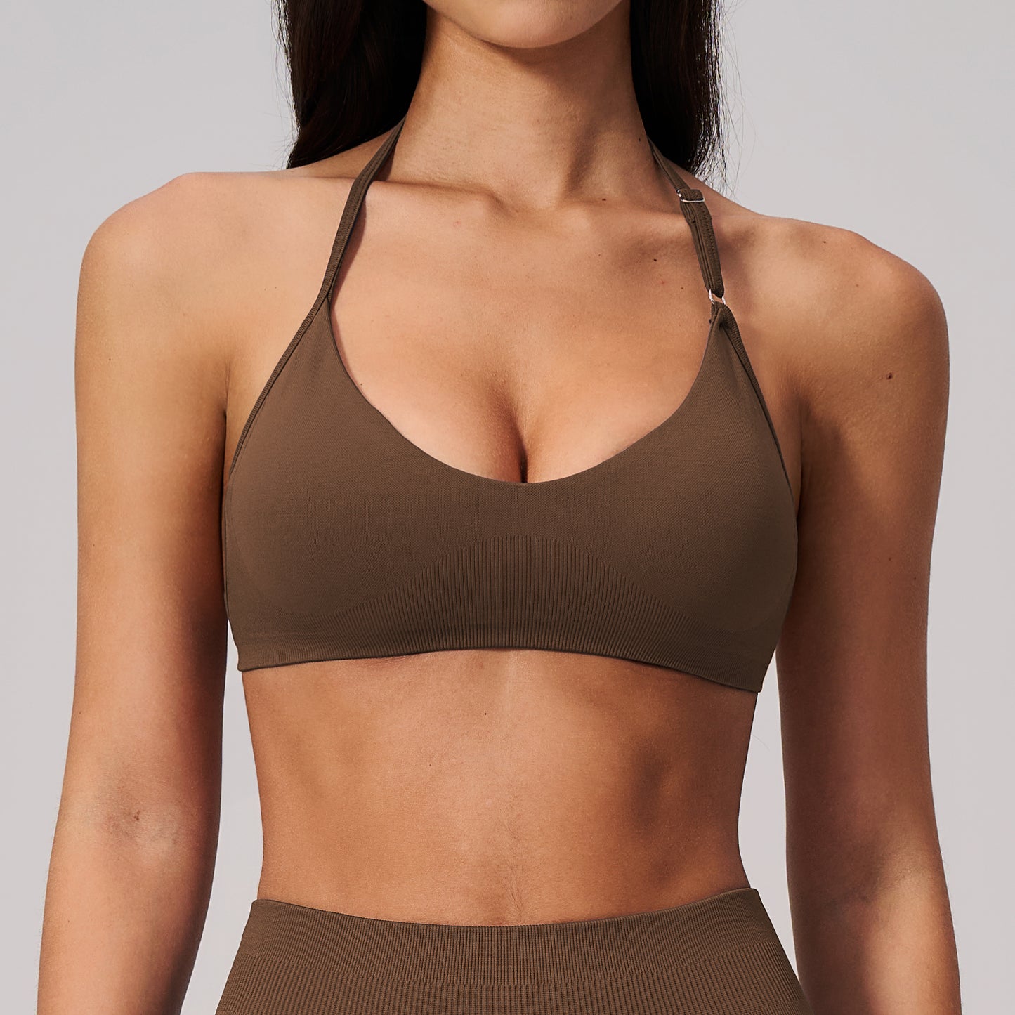 Women's Halter Back Sports Bra