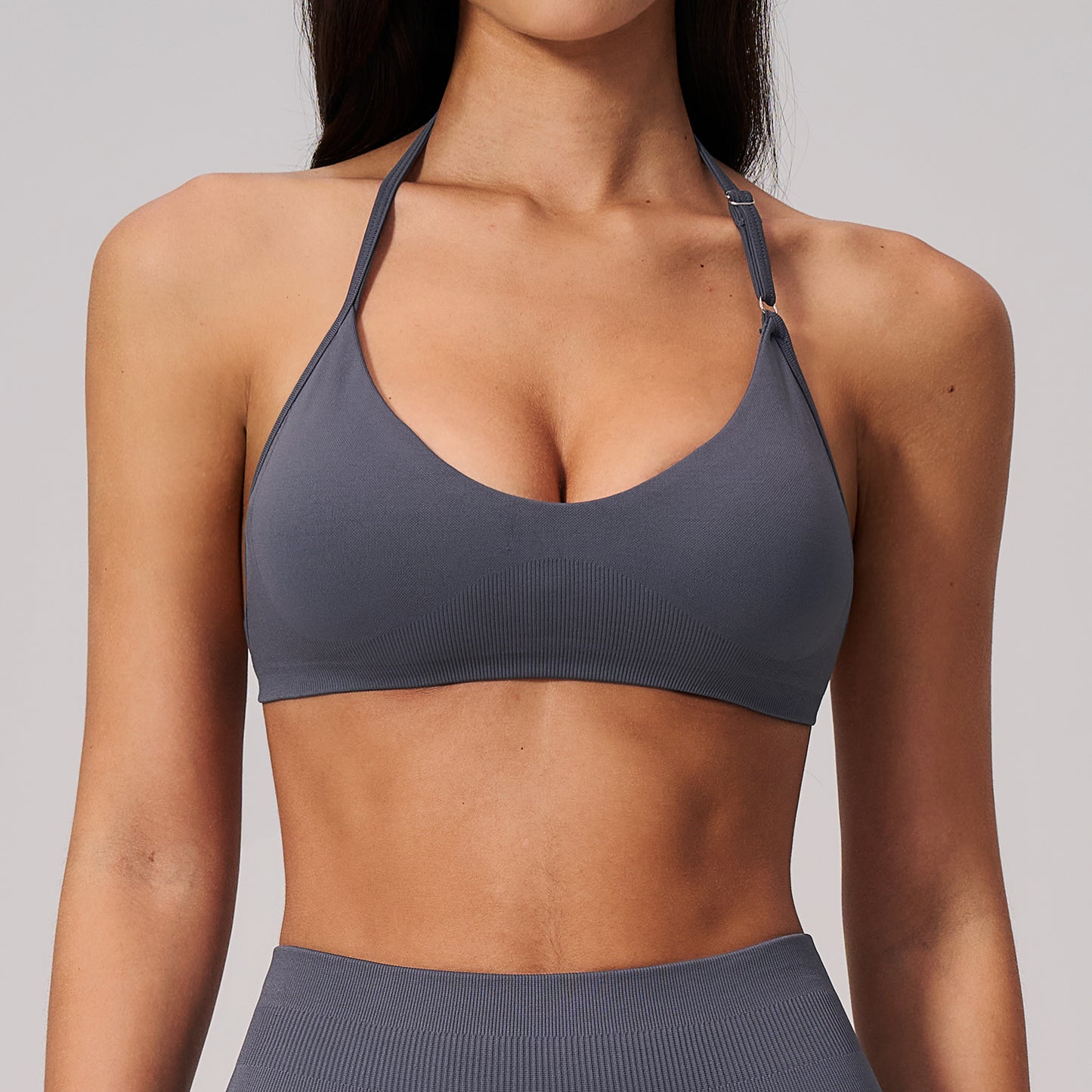 Women's Halter Back Sports Bra