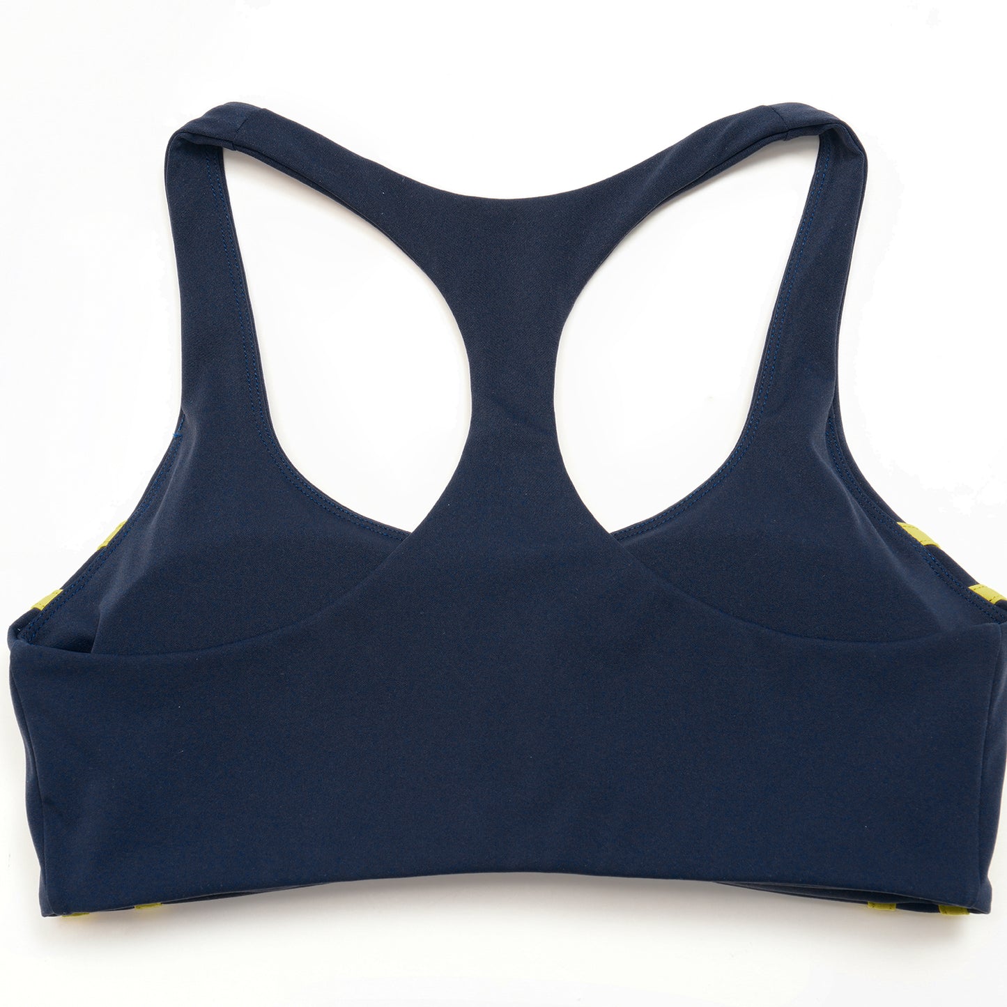 Striped Color-Block Sports Bra