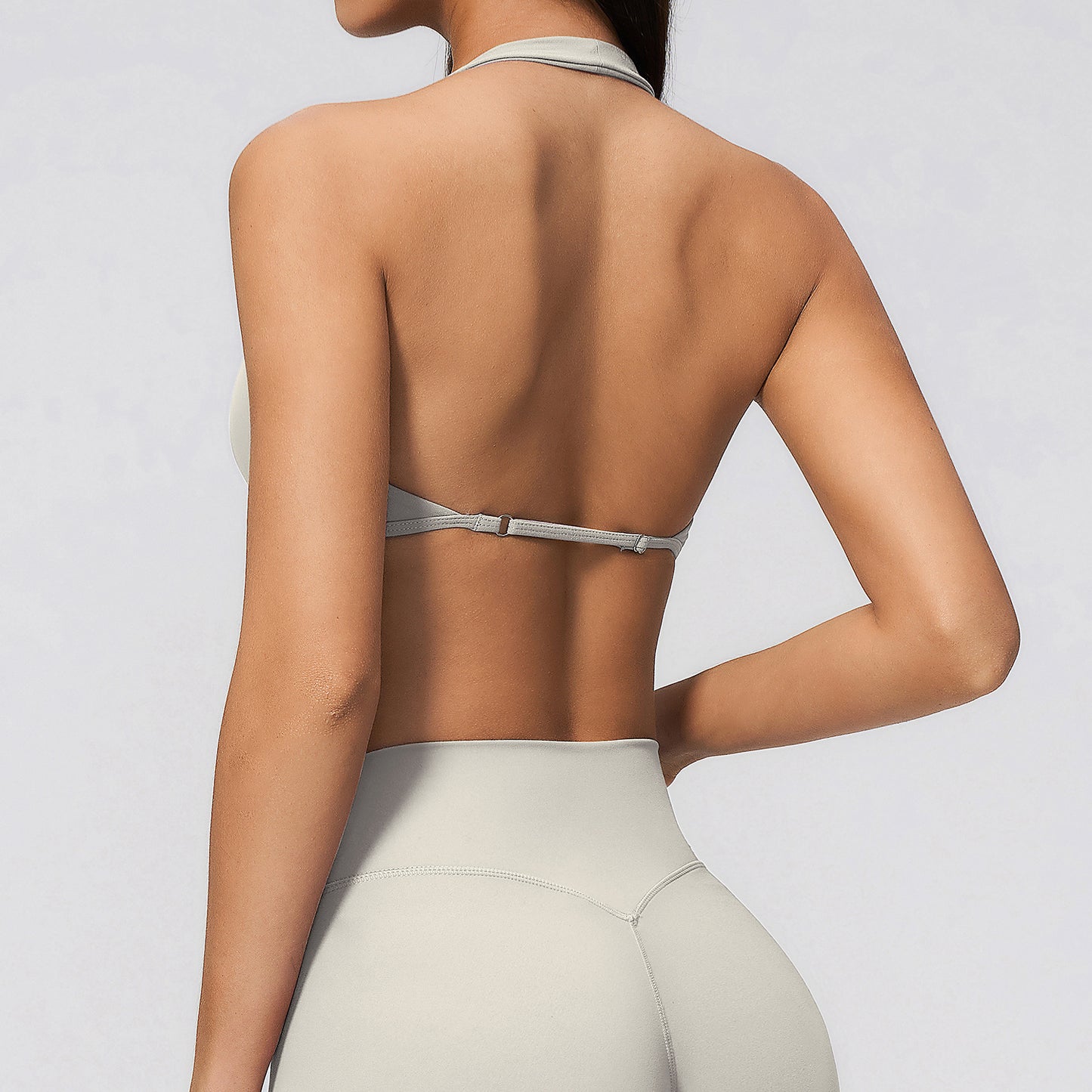 Halter Neck Adjustable Backless Sports Bra
