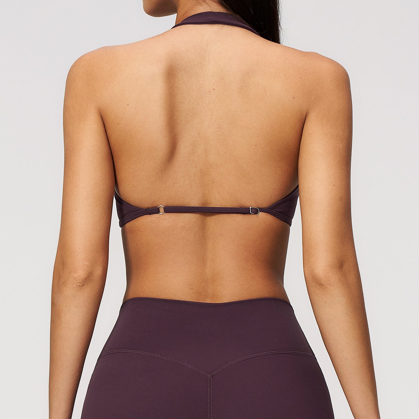 Halter Neck Adjustable Backless Sports Bra