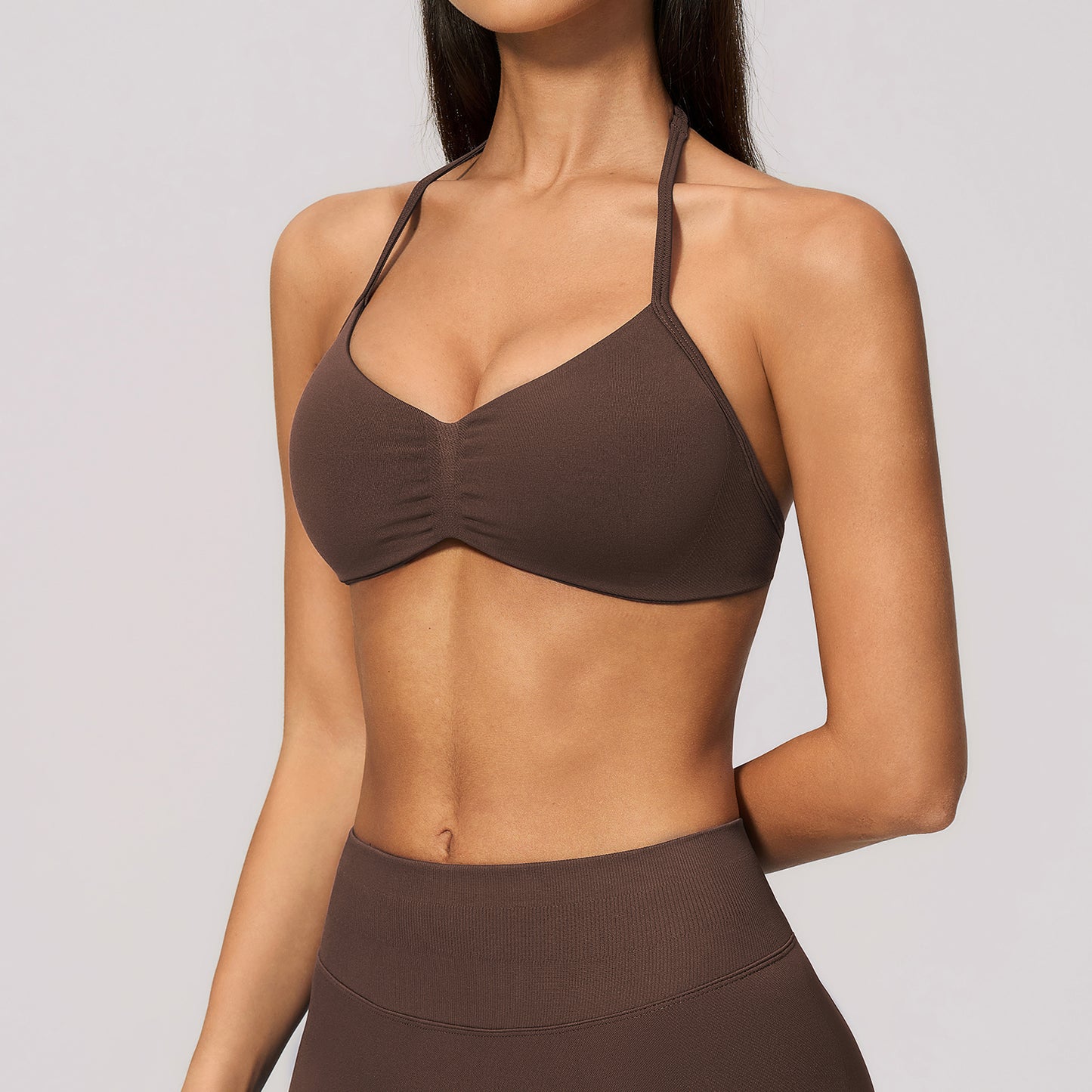 Seamless Halter Sports Bra