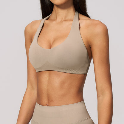 Seamless Halter Sports Bra