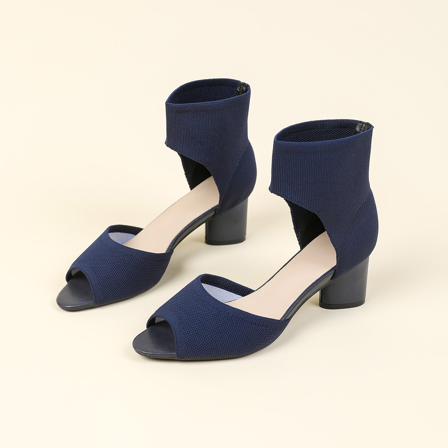 オープントゥ ポインテッドトゥ サンダル