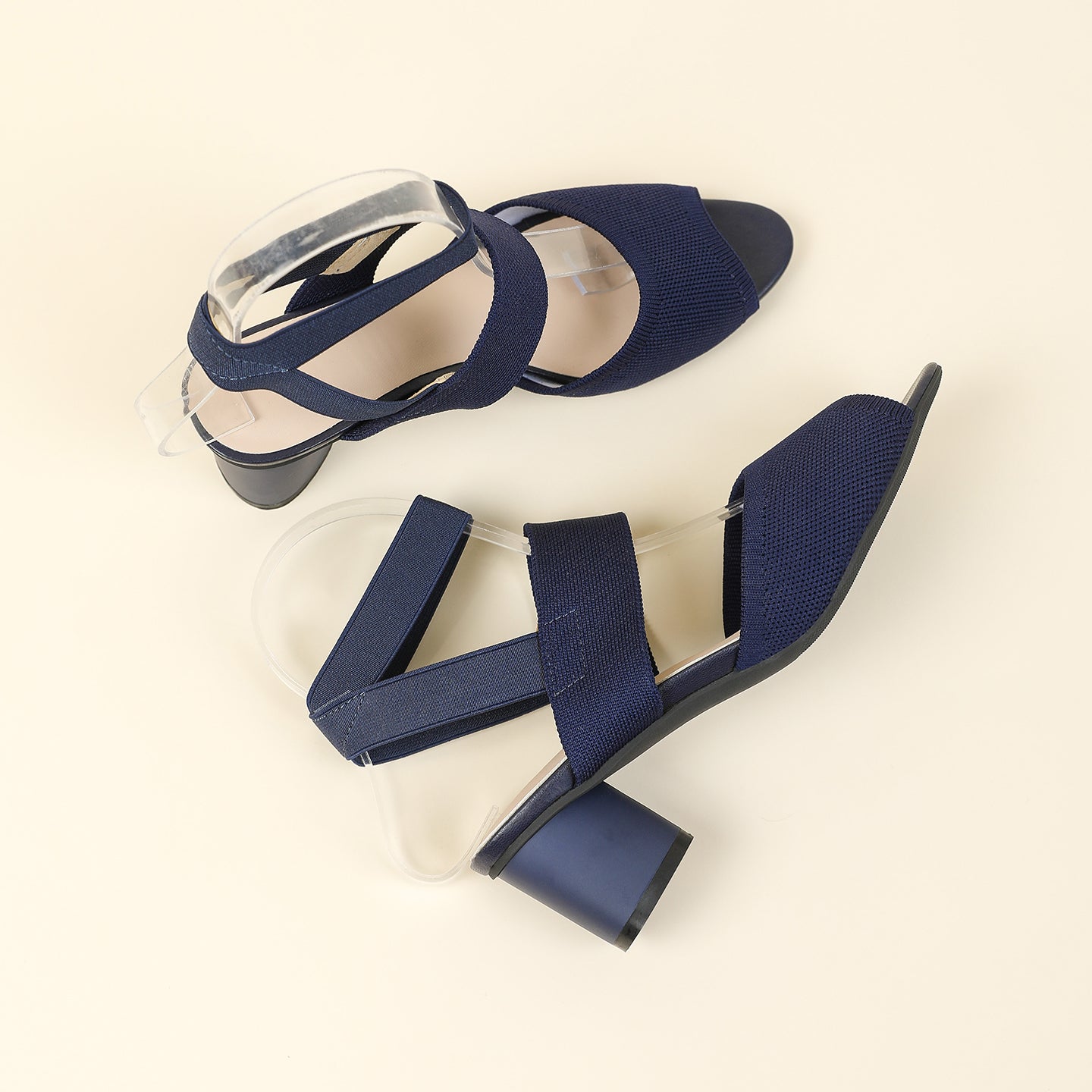 バックストラップ オープントゥ ローマサンダル