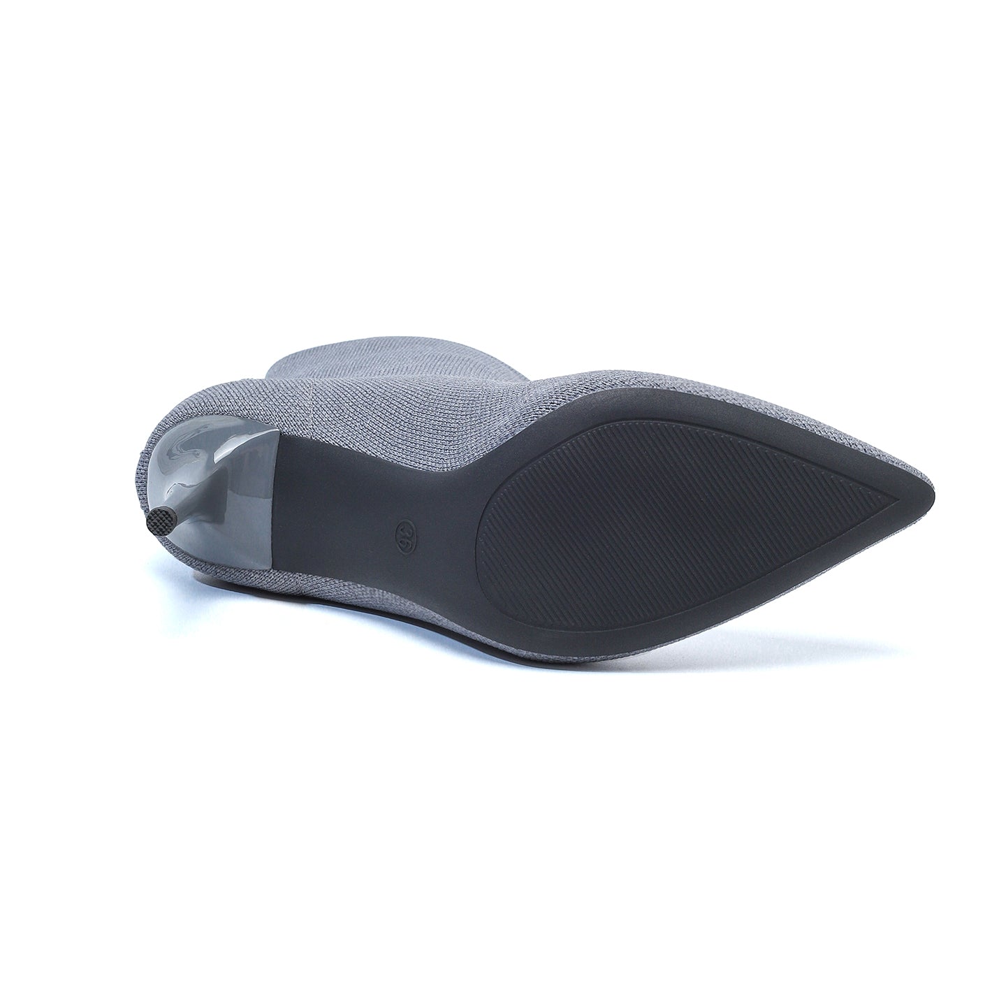 秋冬用尖頭ピンヒールショートブーツ8CM