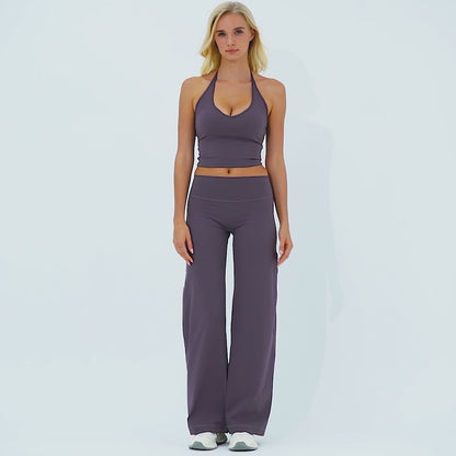 Mid-Waist Straight Leggings